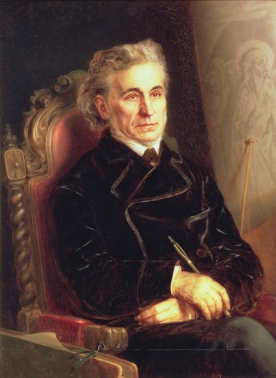 Portrait of Fjodor Bruni (1799-1875) by Apollinary Goravsky